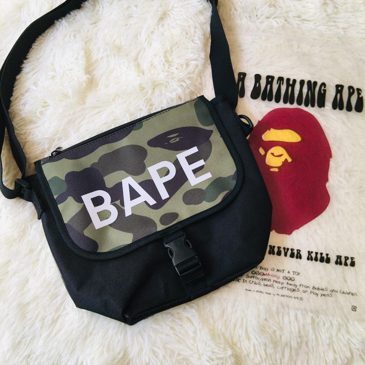 BAPE Camo Shoulder Crossbody Bag Brand new Approx... Depop