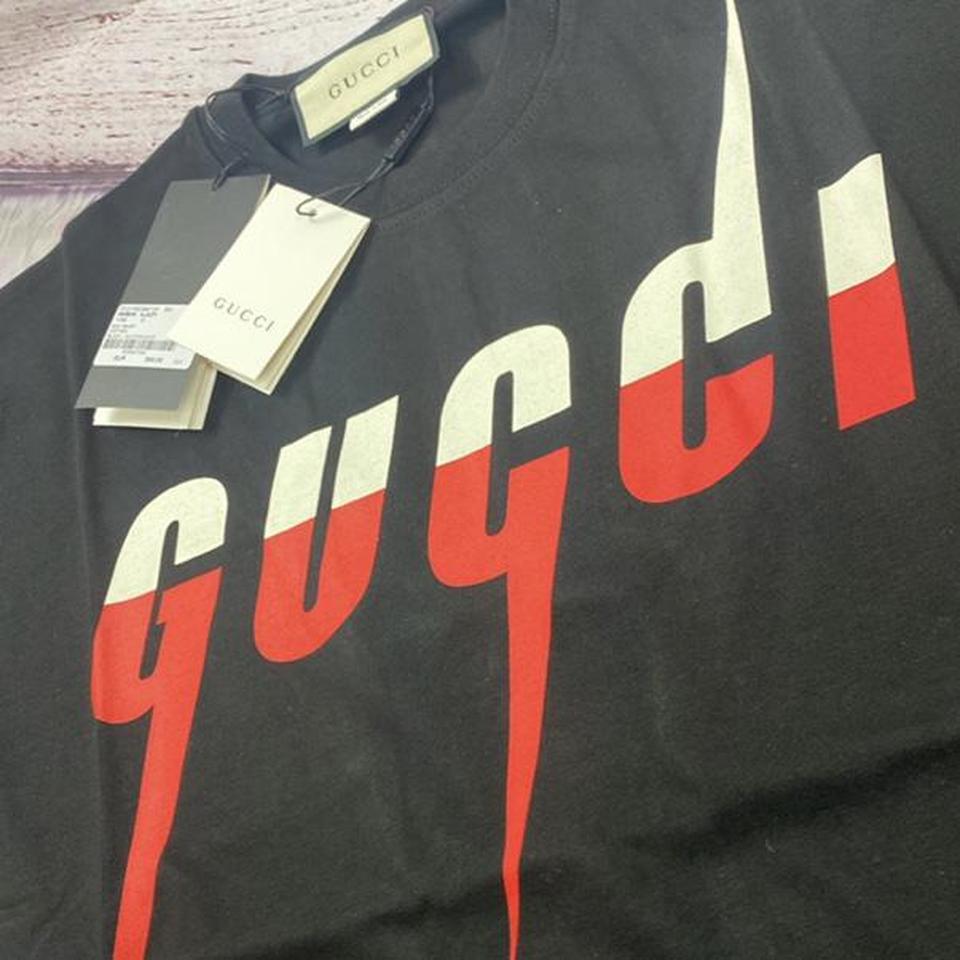 Gucci tee shirt colorful mens XL red blue yellow - Depop