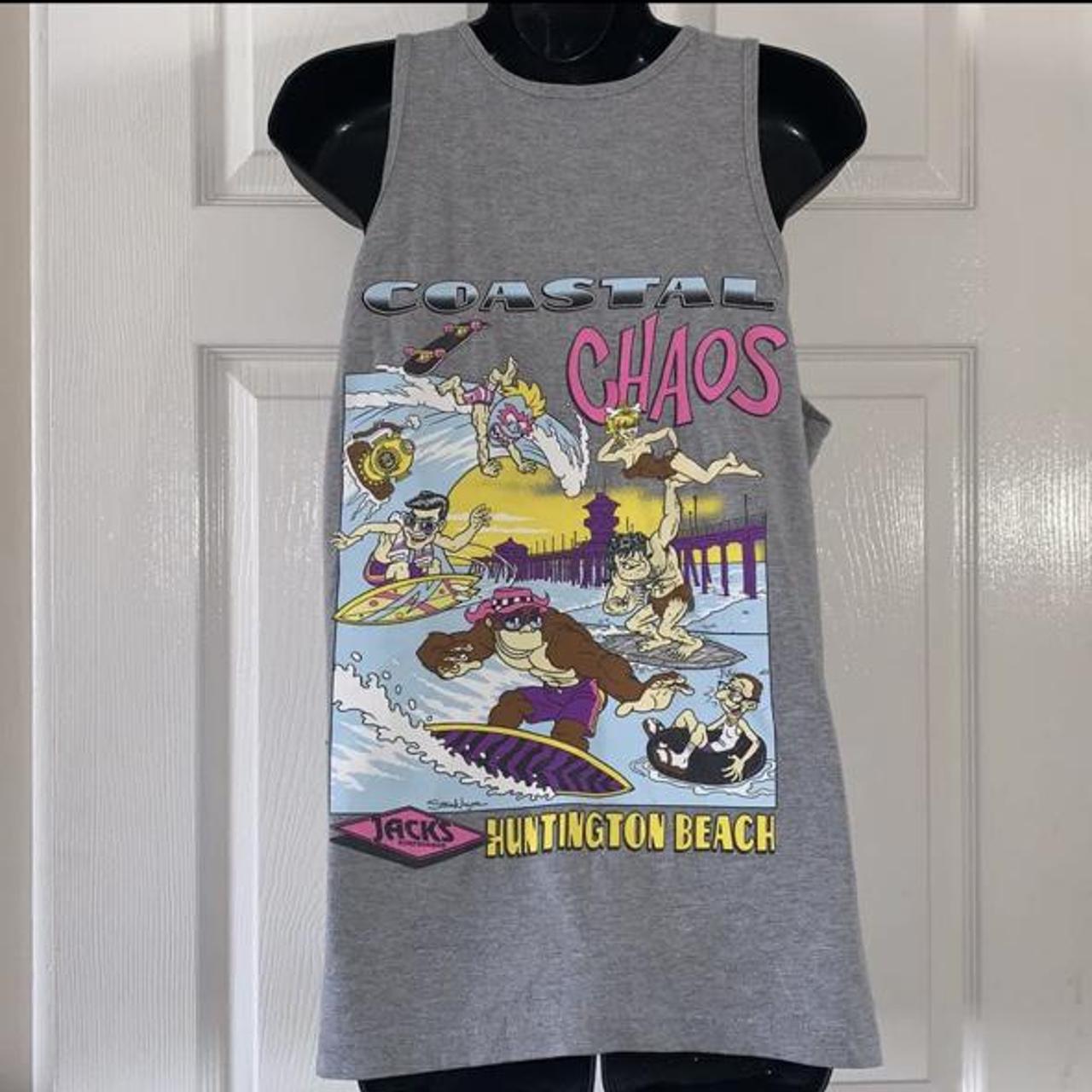 JACKS Surfboards Huntington Beach CA Gray Medium... Depop