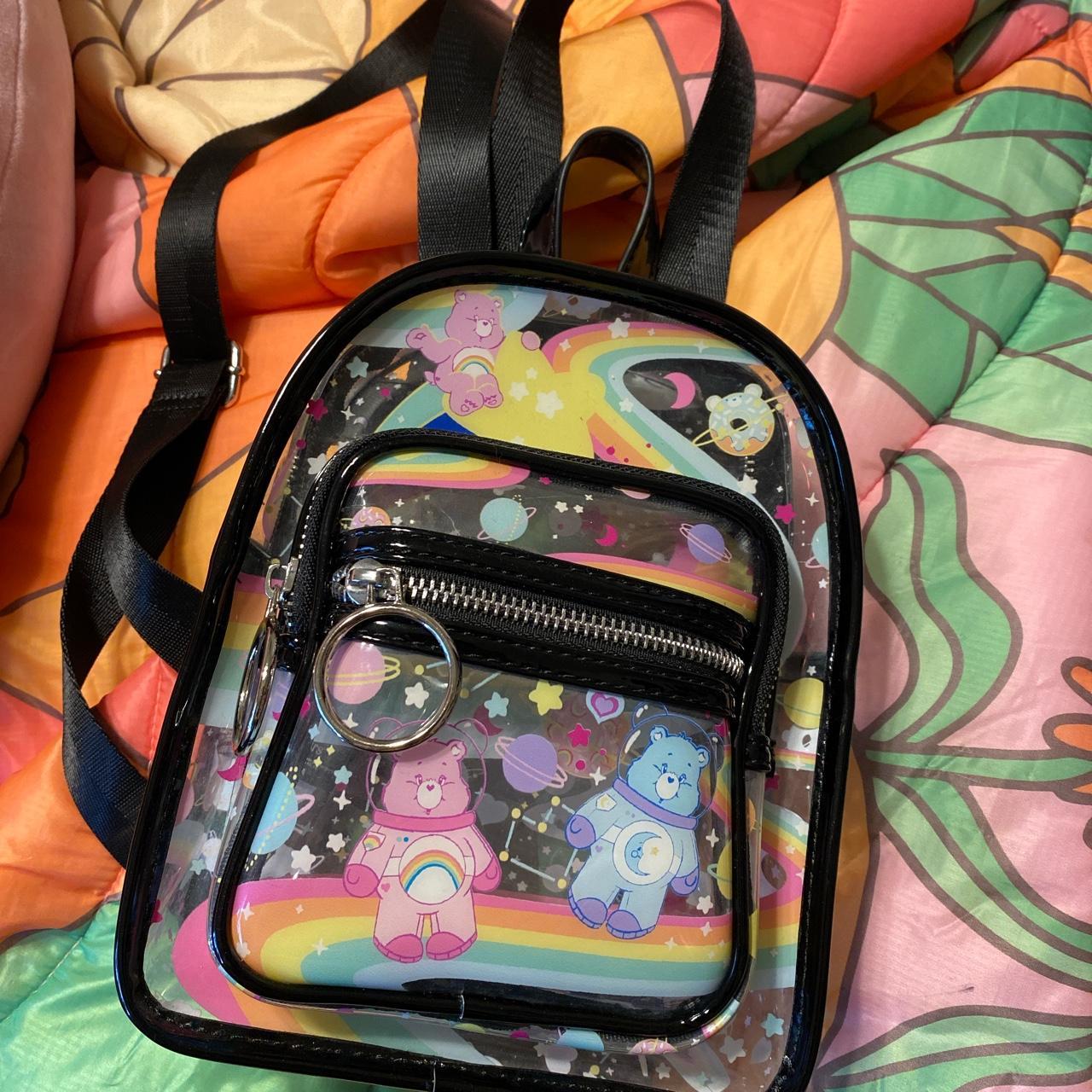 Carebear clear mini backpack Dolls kill DEADSTOCK in... Depop