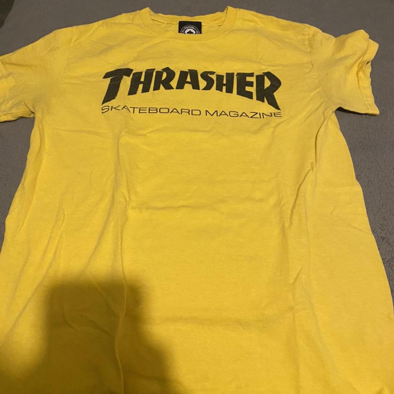 thrasher shirt tag