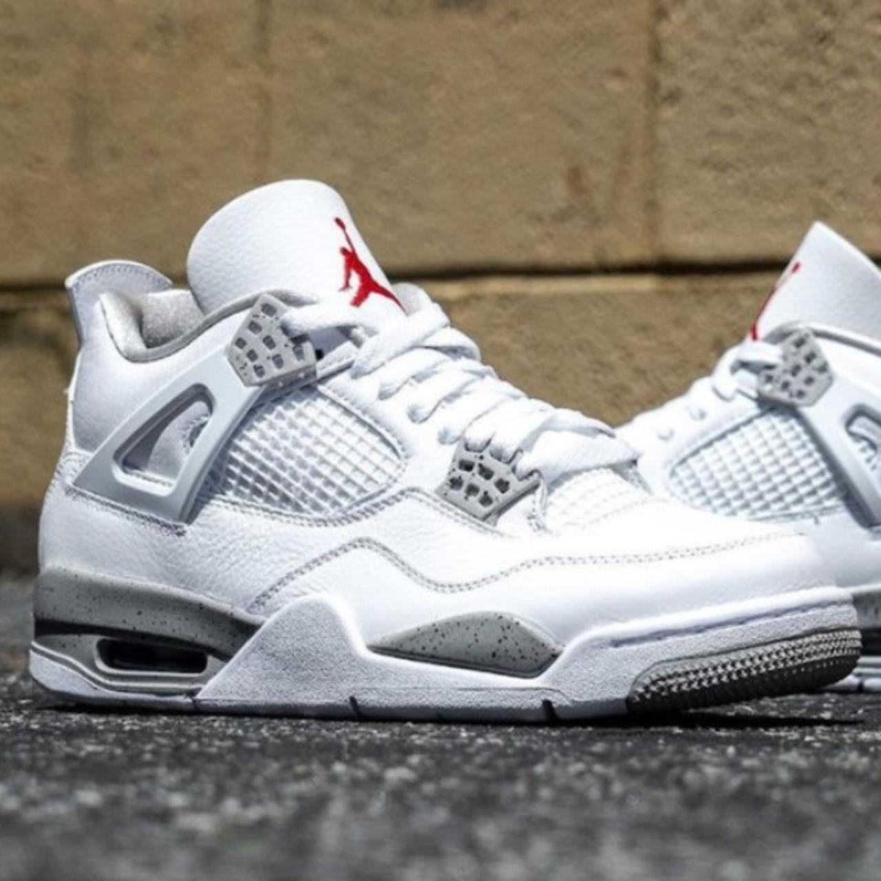 Air Jordan 4 Retro”Tech White“ Hello, Welcome to my | Depop Air Jordan 4 Retro”Tech White“ Hello, Welcome to my | Depop