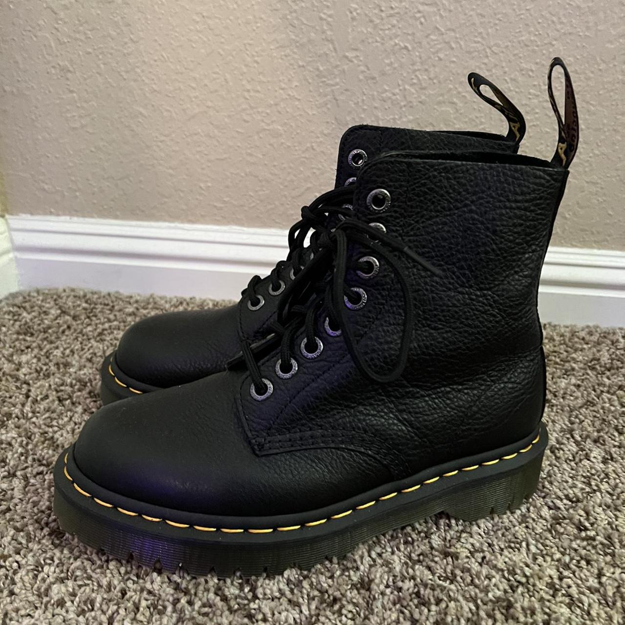 Dr Marten 1460 Pebbled Leather Excellent used... - Depop