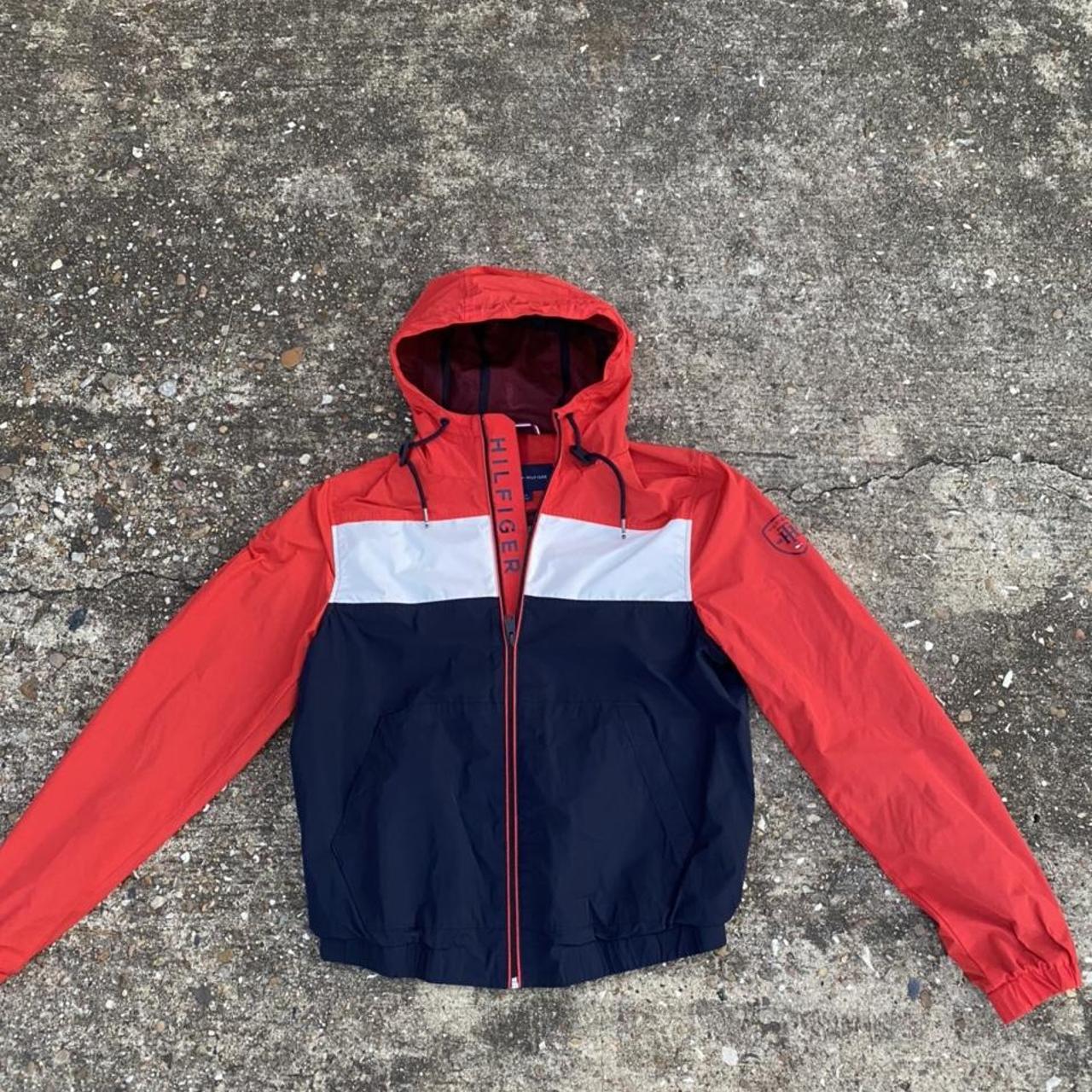 Tommy Hilfiger Red/White/Blue Rain Jacket,