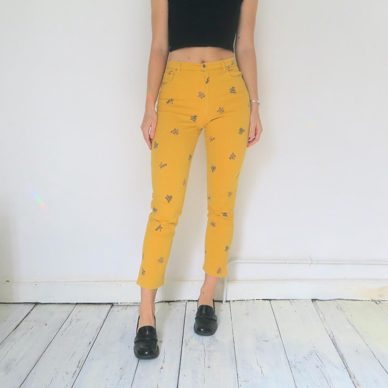 Yellow best sale pixie pants