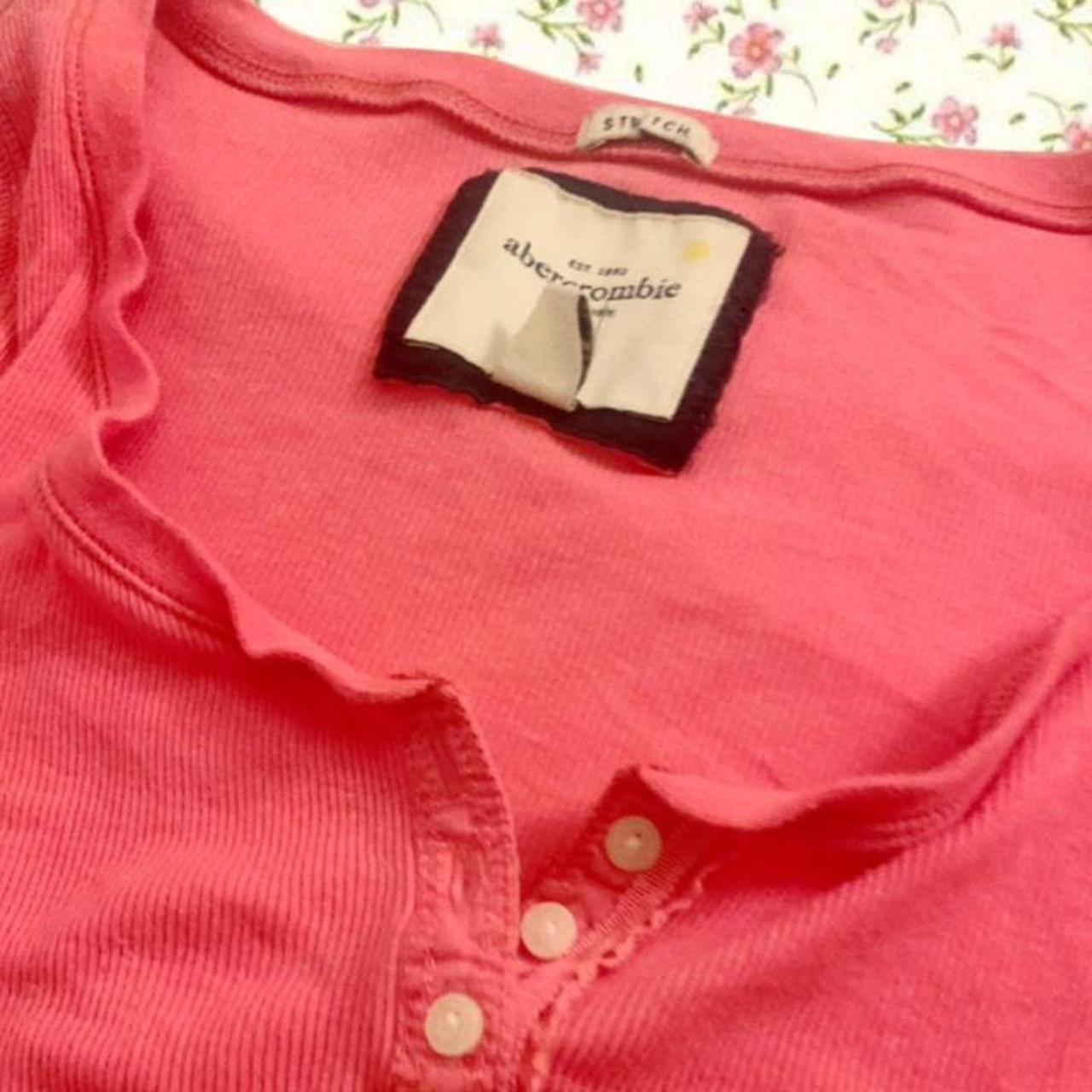 🌸 cute pink Abercrombie and fitch babydoll stretch... - Depop