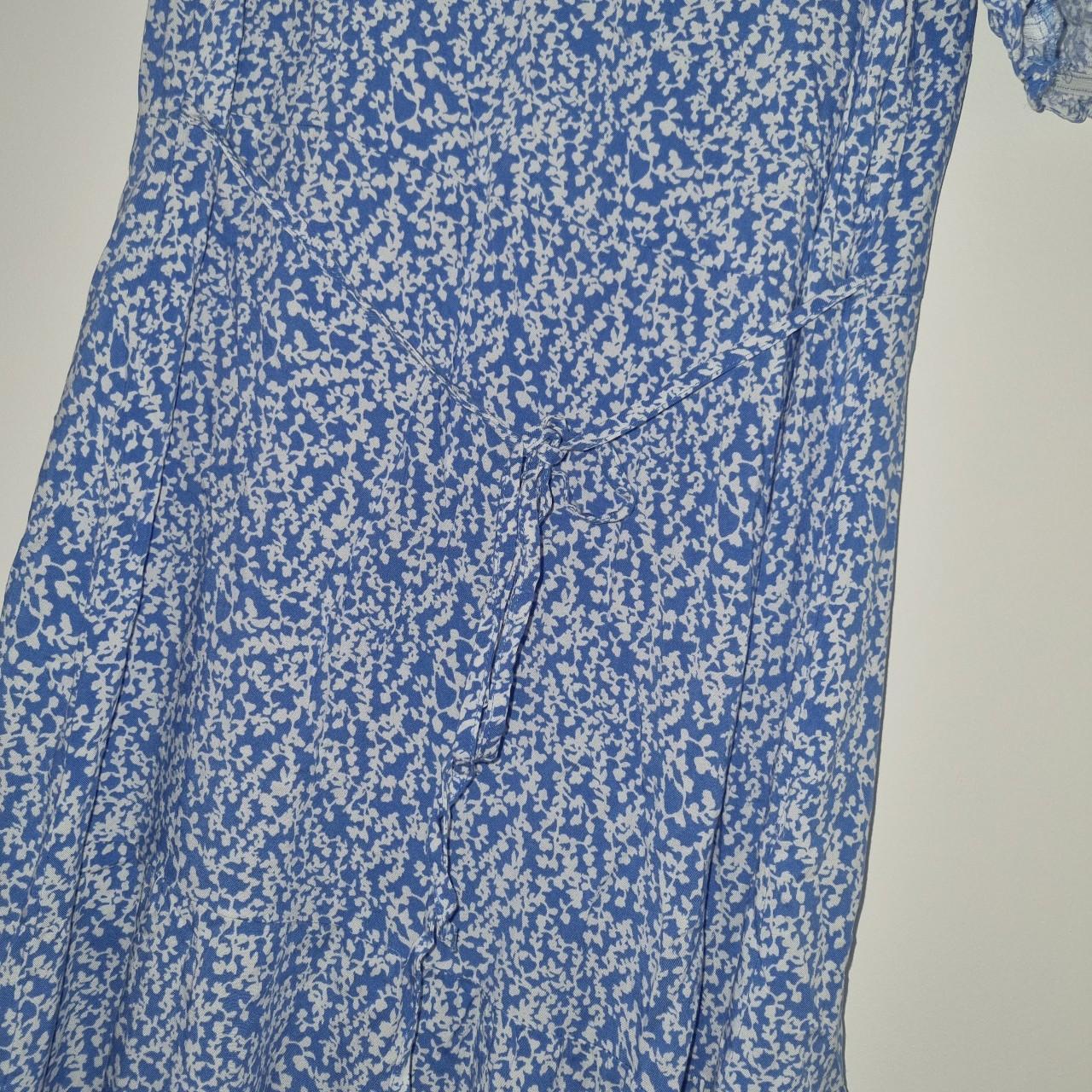 Matalan floral midi dress Size 10 Tie at back Hardly... Depop