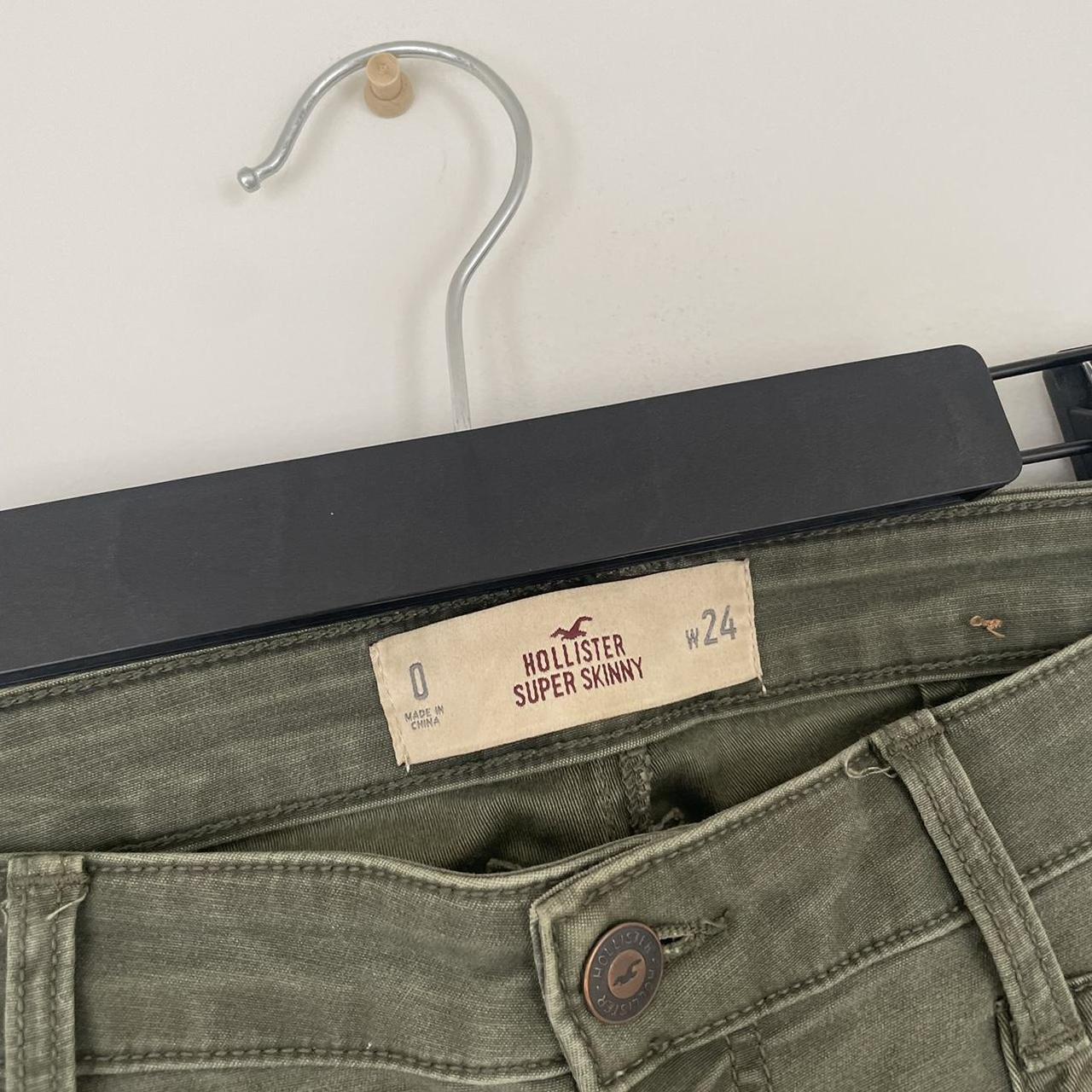 Hollister olive hotsell green jeans