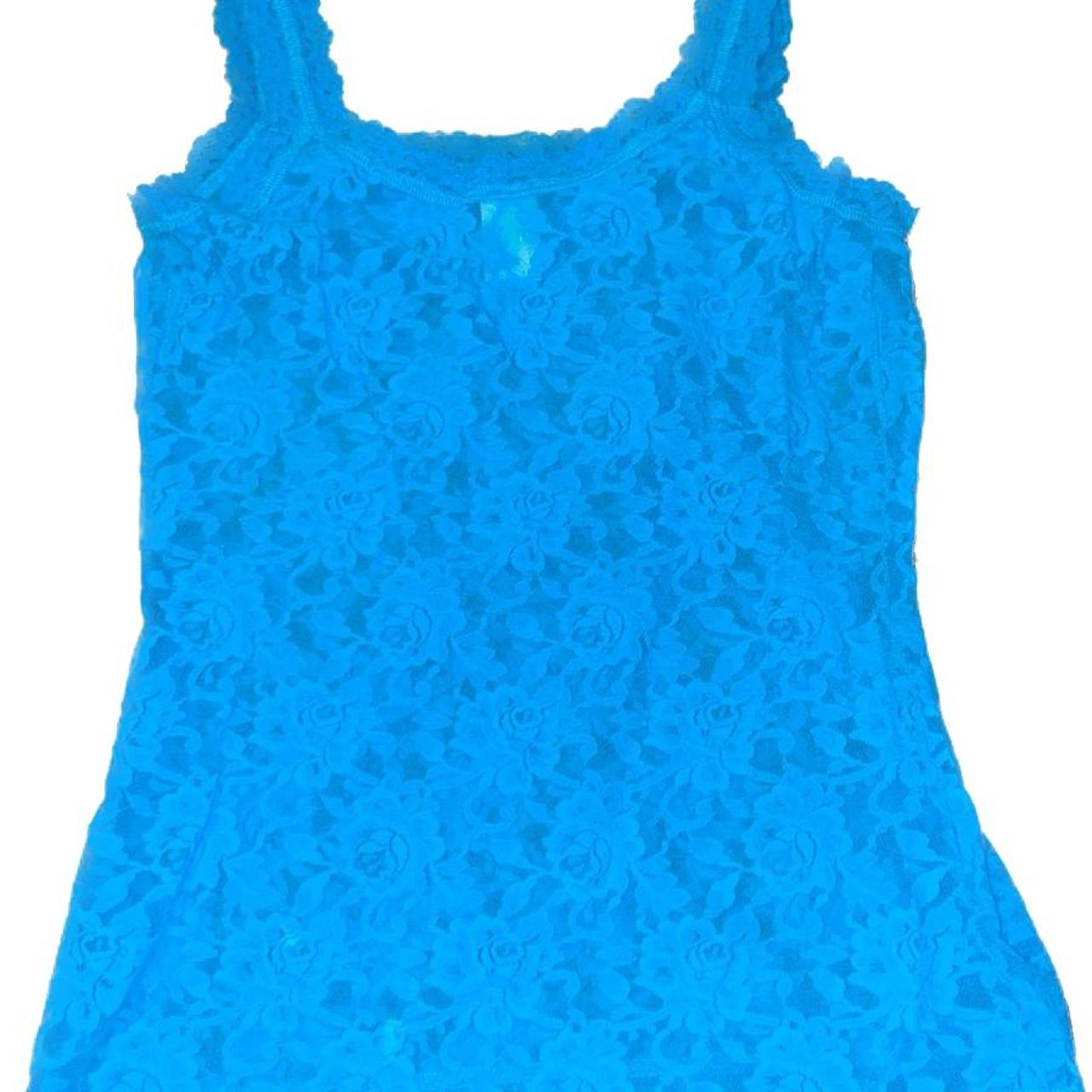 Product Image 2 - blue lace cami with rose