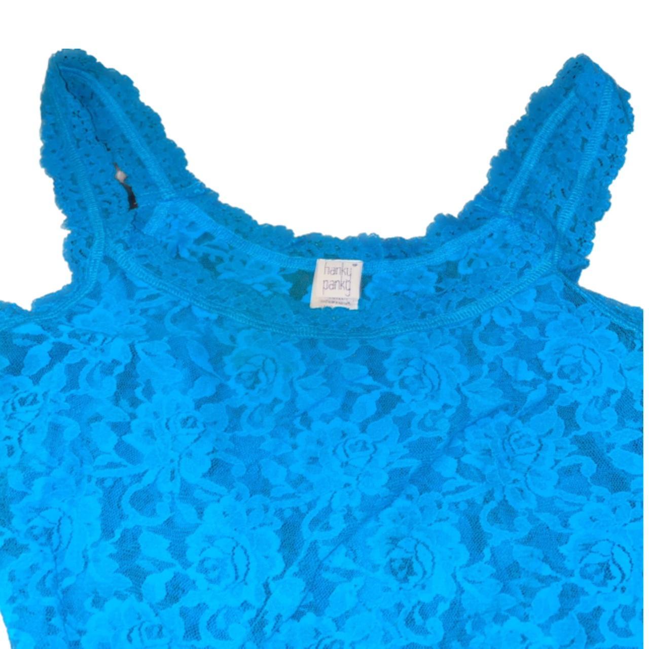 Product Image 3 - blue lace cami with rose