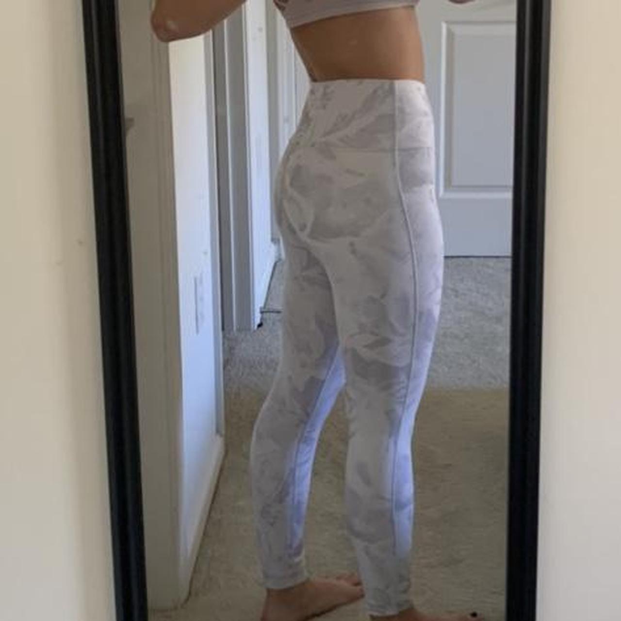 Lululemon white camo leggings - Depop