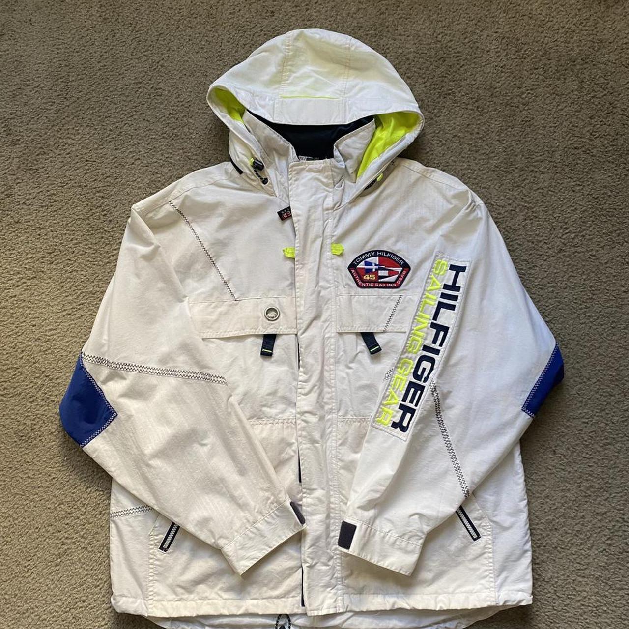 vintage tommy hilfiger rain jacket