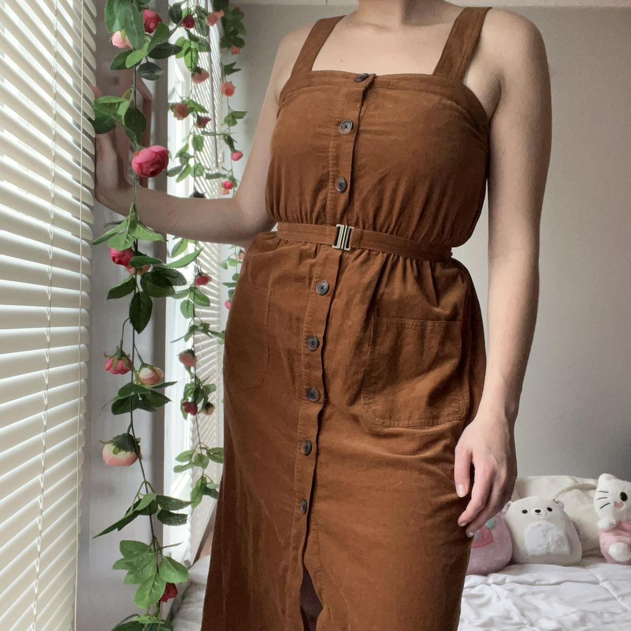 Uo cordelia clearance corduroy midi dress