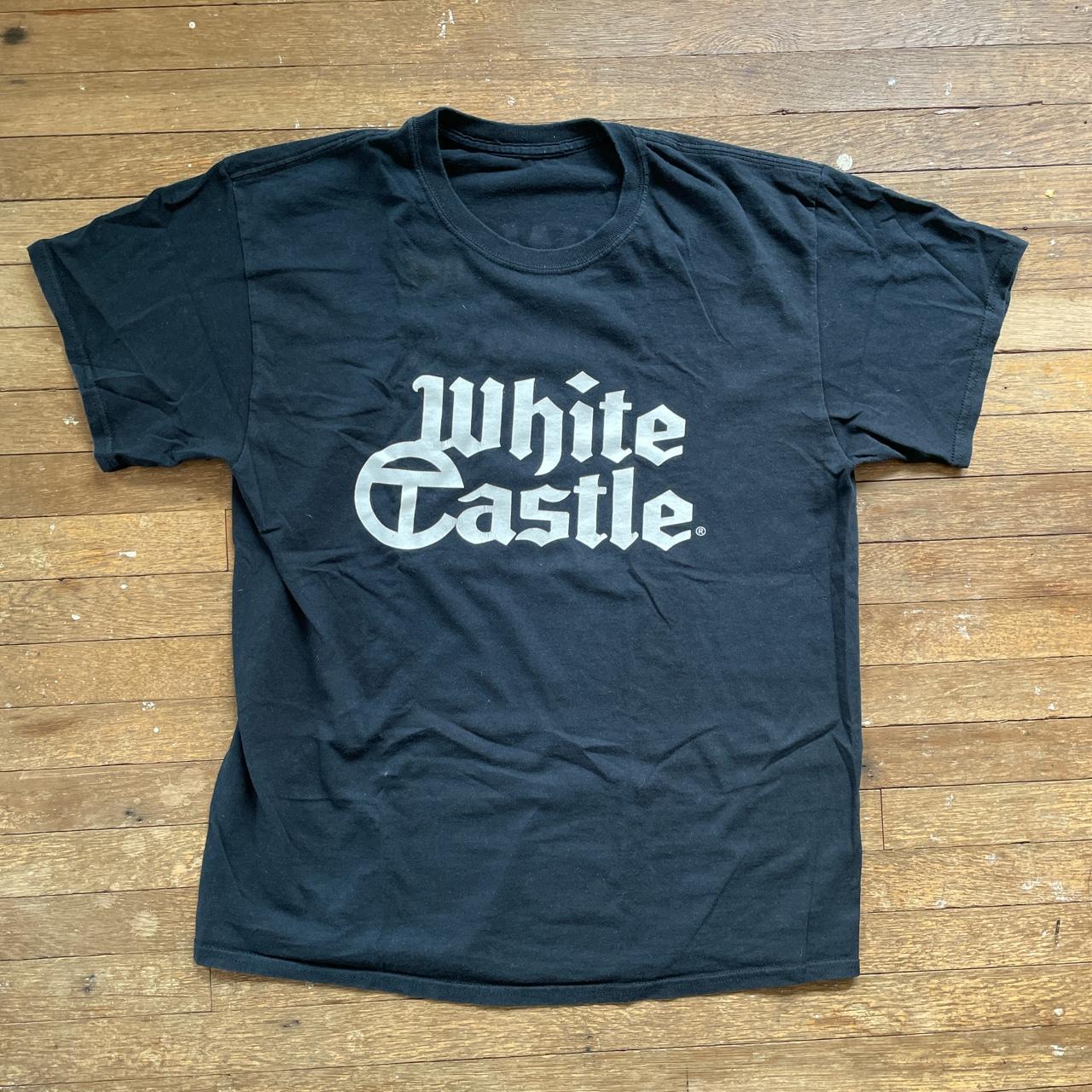 Telfar White Castle FW17 NYFW Backstage shirt Medium - Depop