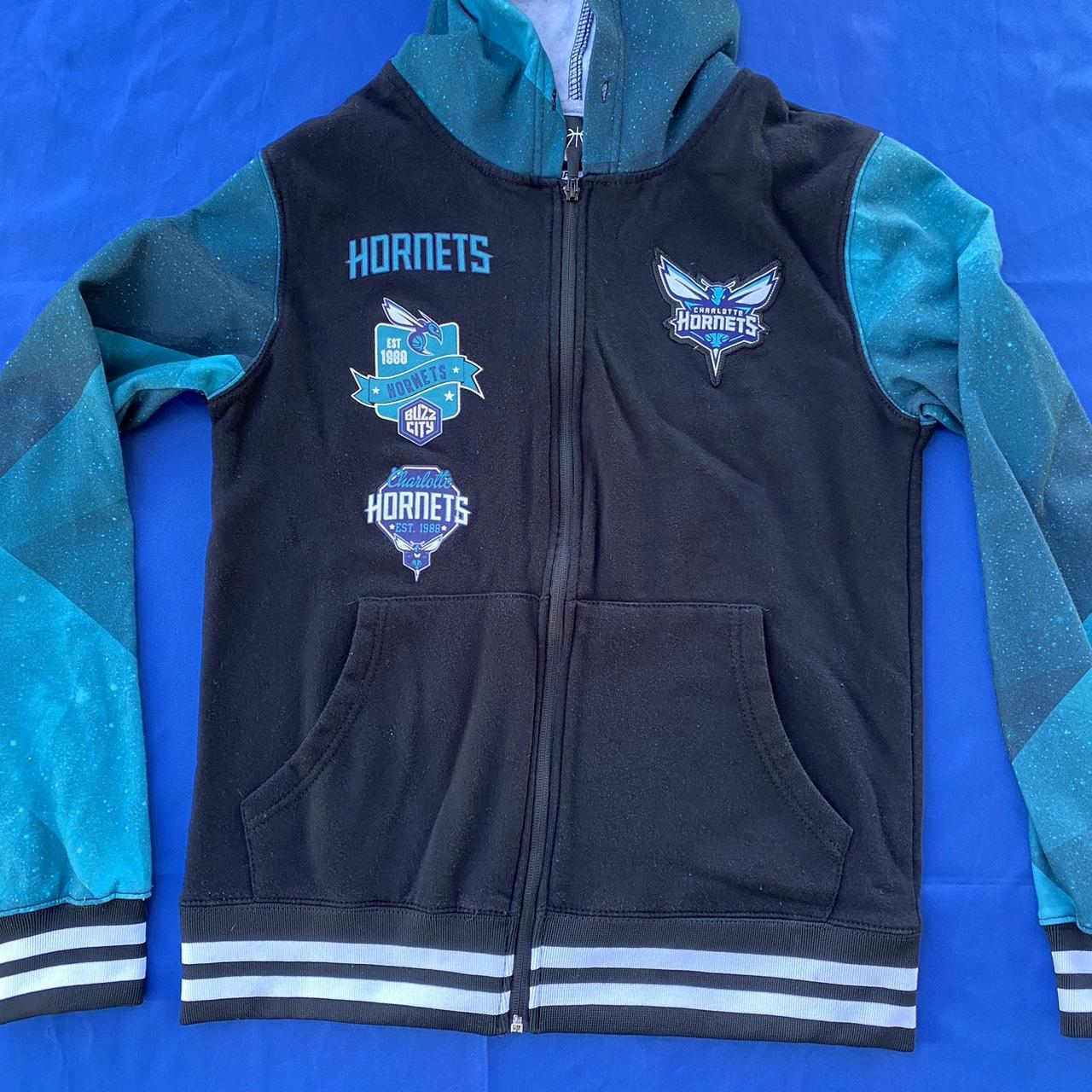 OFFICIAL NBA HORNETS WARM UP JACKET!! Charlotte... - Depop