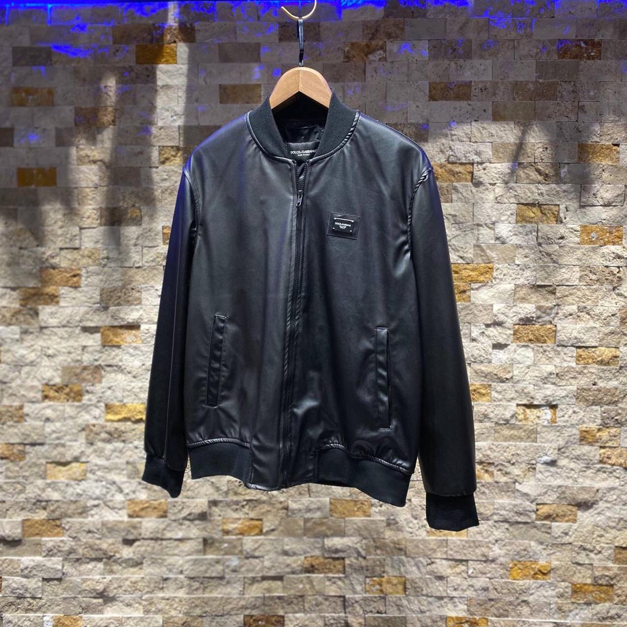 d&g leather jacket