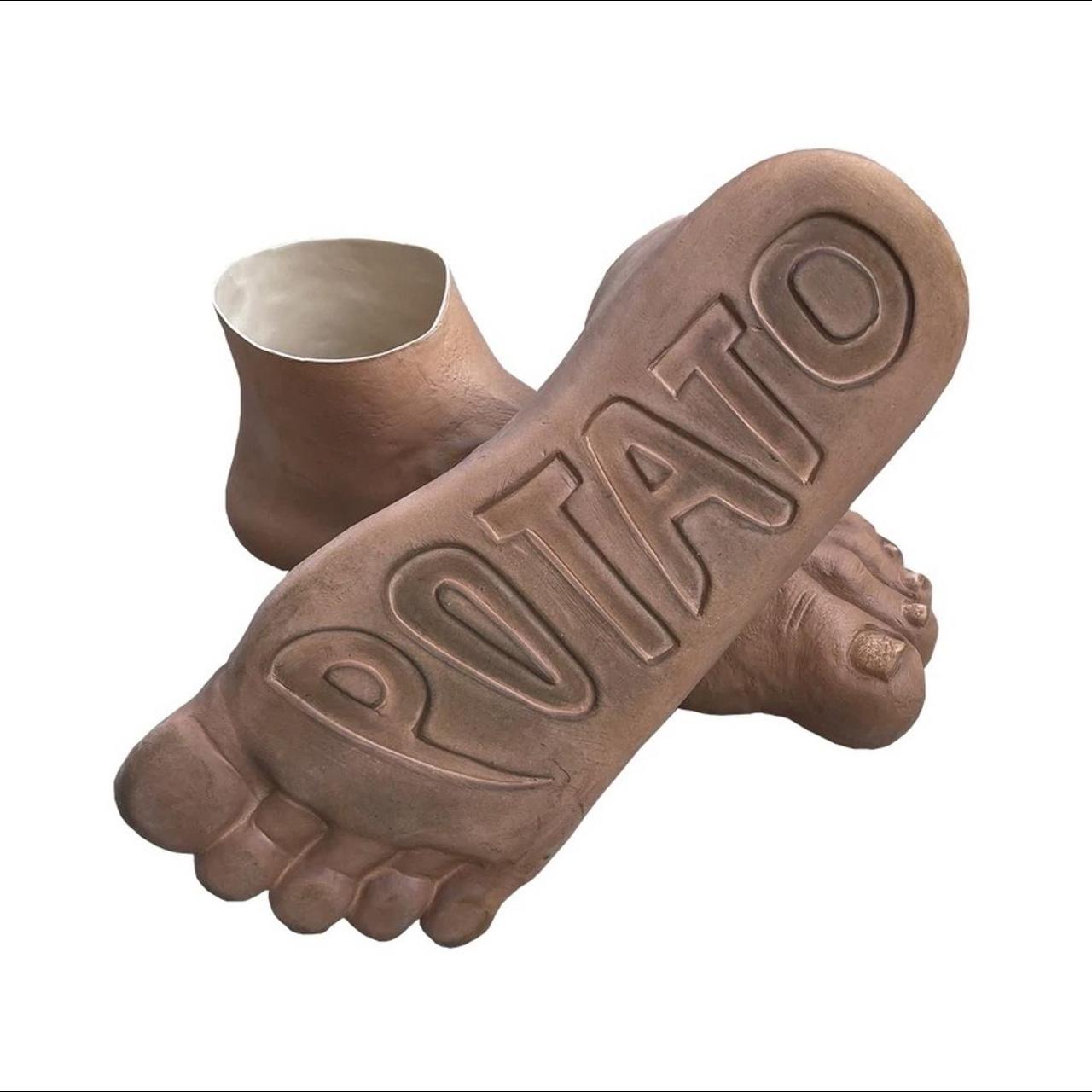 IMRAN POTATO CAVEMAN SLIPPERS | Depop IMRAN POTATO CAVEMAN SLIPPERS | Depop