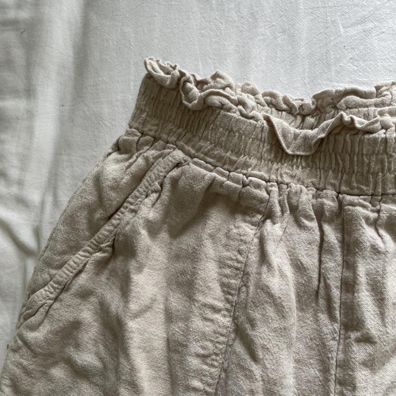 Glassons beige linen pants Perfect for Summer Size 6... - Depop