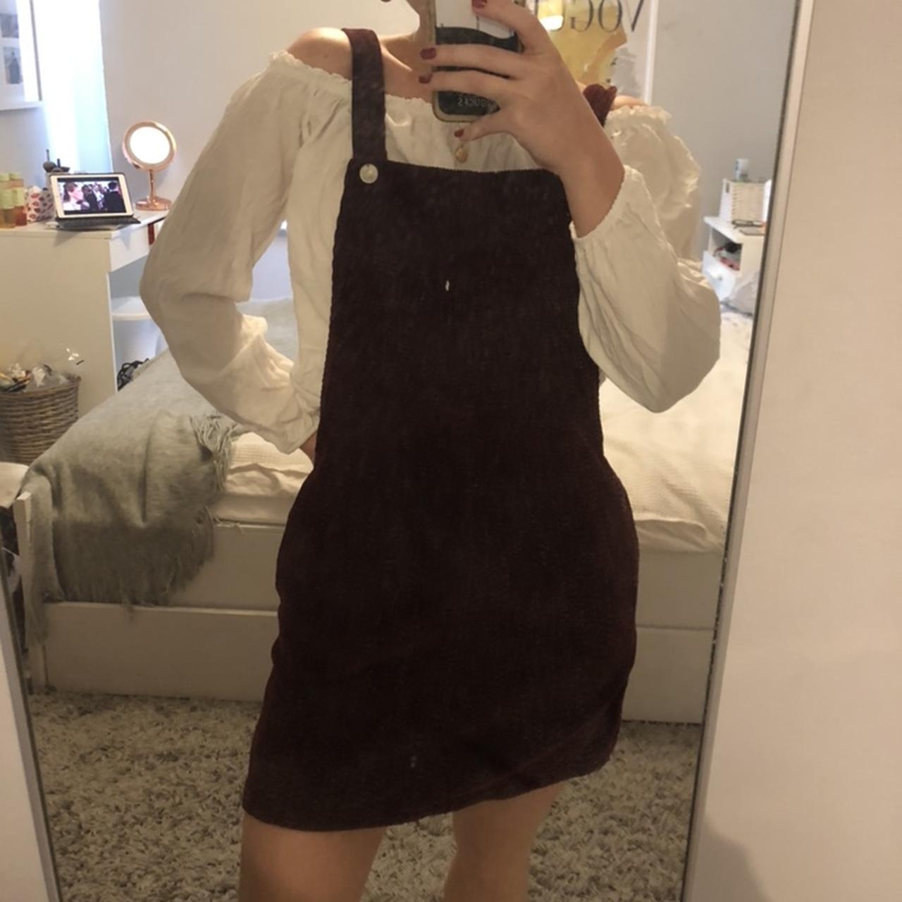 Topshop sale corduroy pinafore