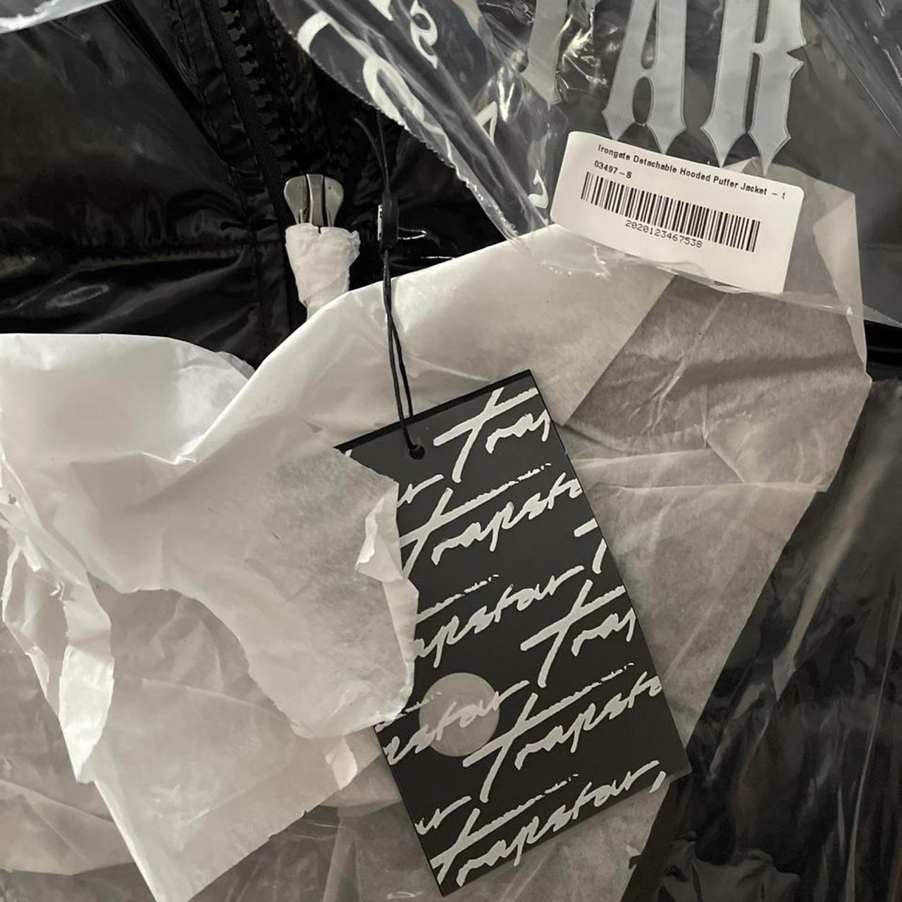 Trapstar Men's Black and White Jacket Depop