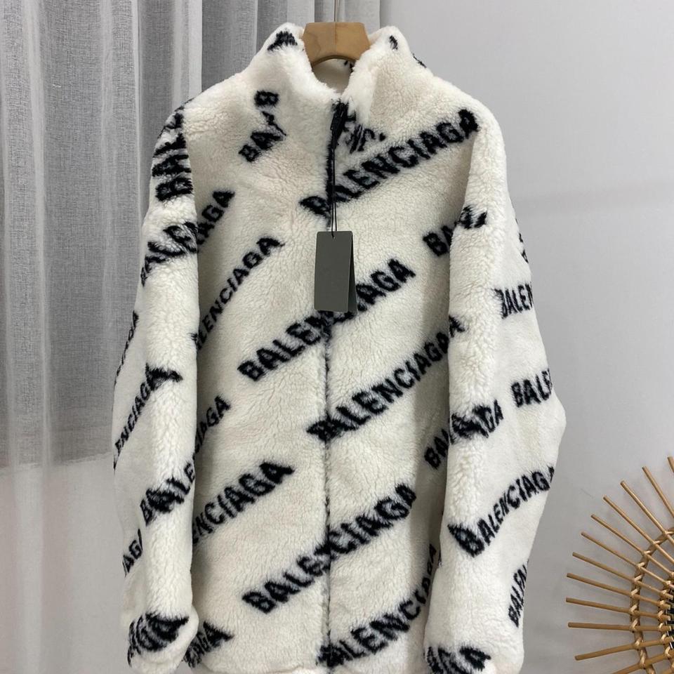 Balenciaga faux deals fur sweater