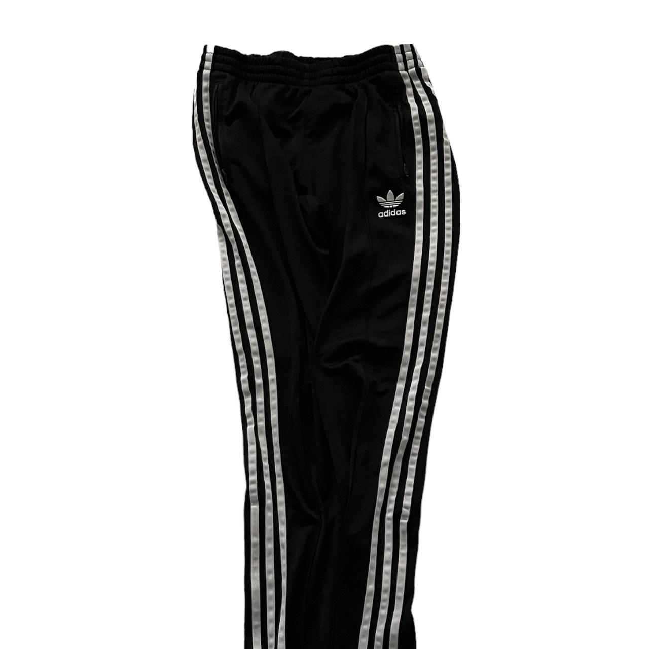 Vintage Adidas Track Pants. Vintage black Adidas... Depop