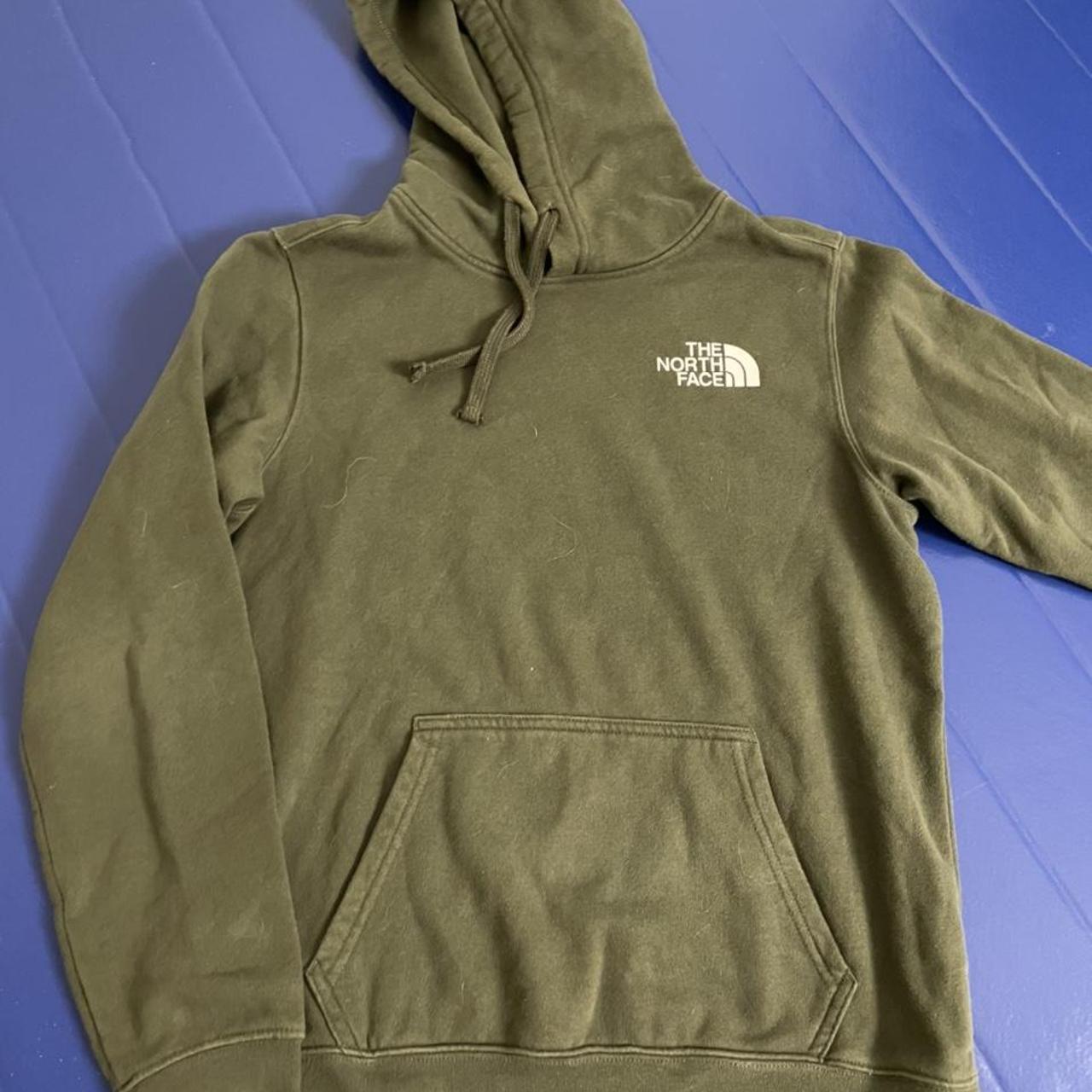 The North Face Men's Khaki Hoodie | Depop