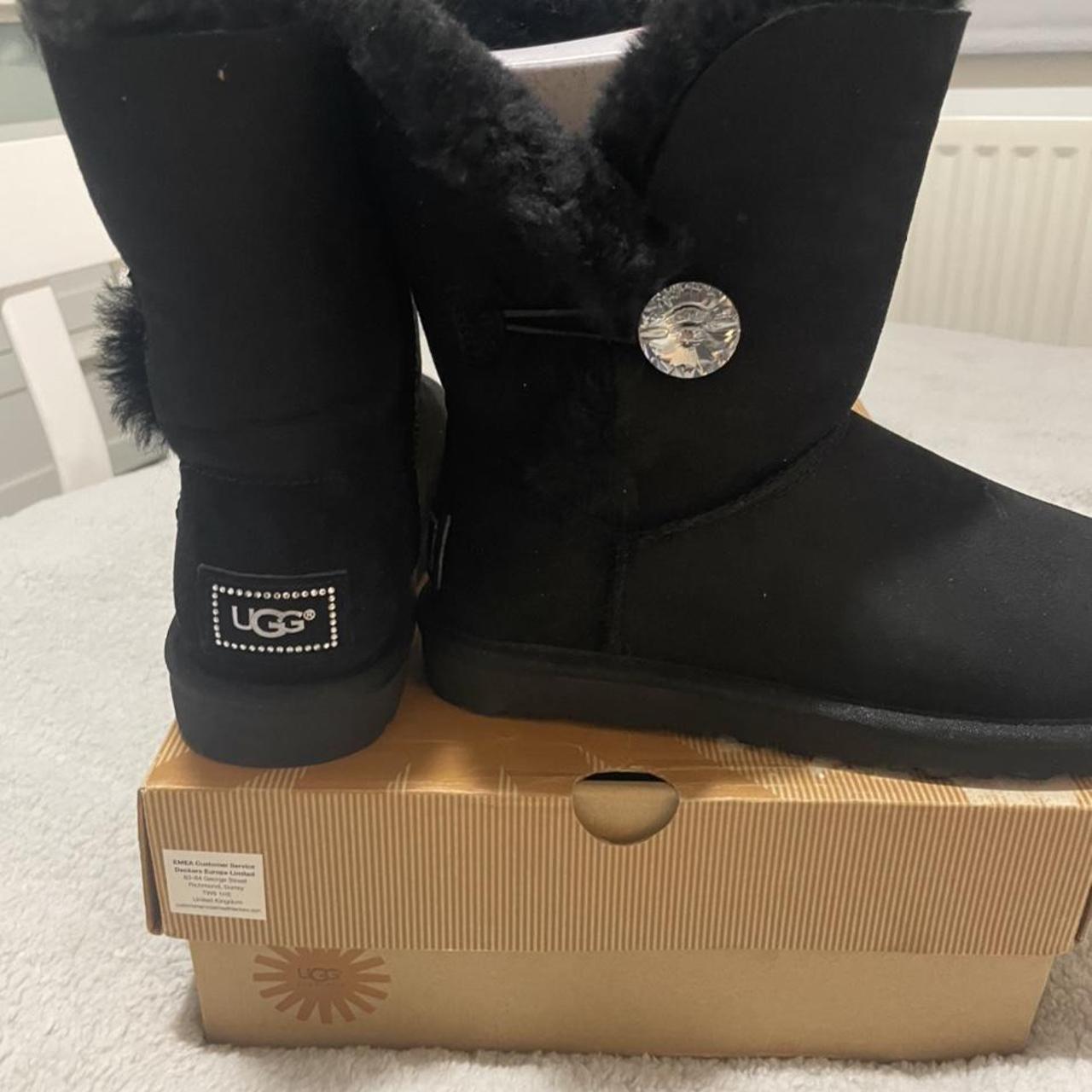 ugg bailey bling black