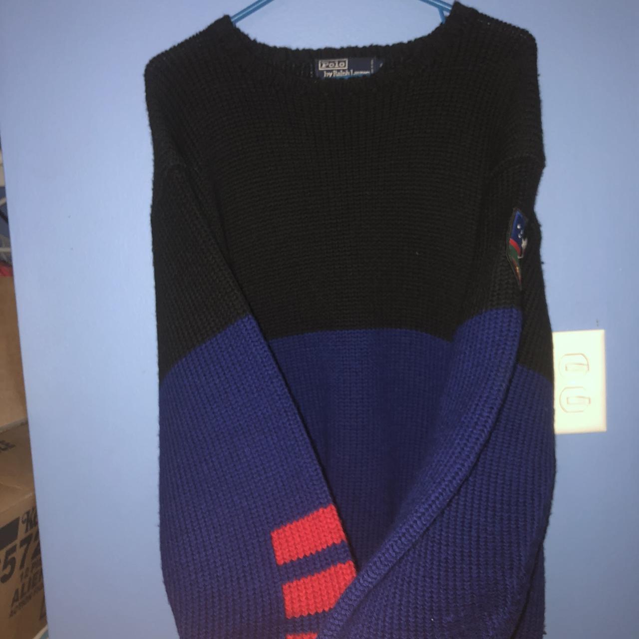 Polo Ralph Lauren 1992 Suicide Ski Wool Knit...