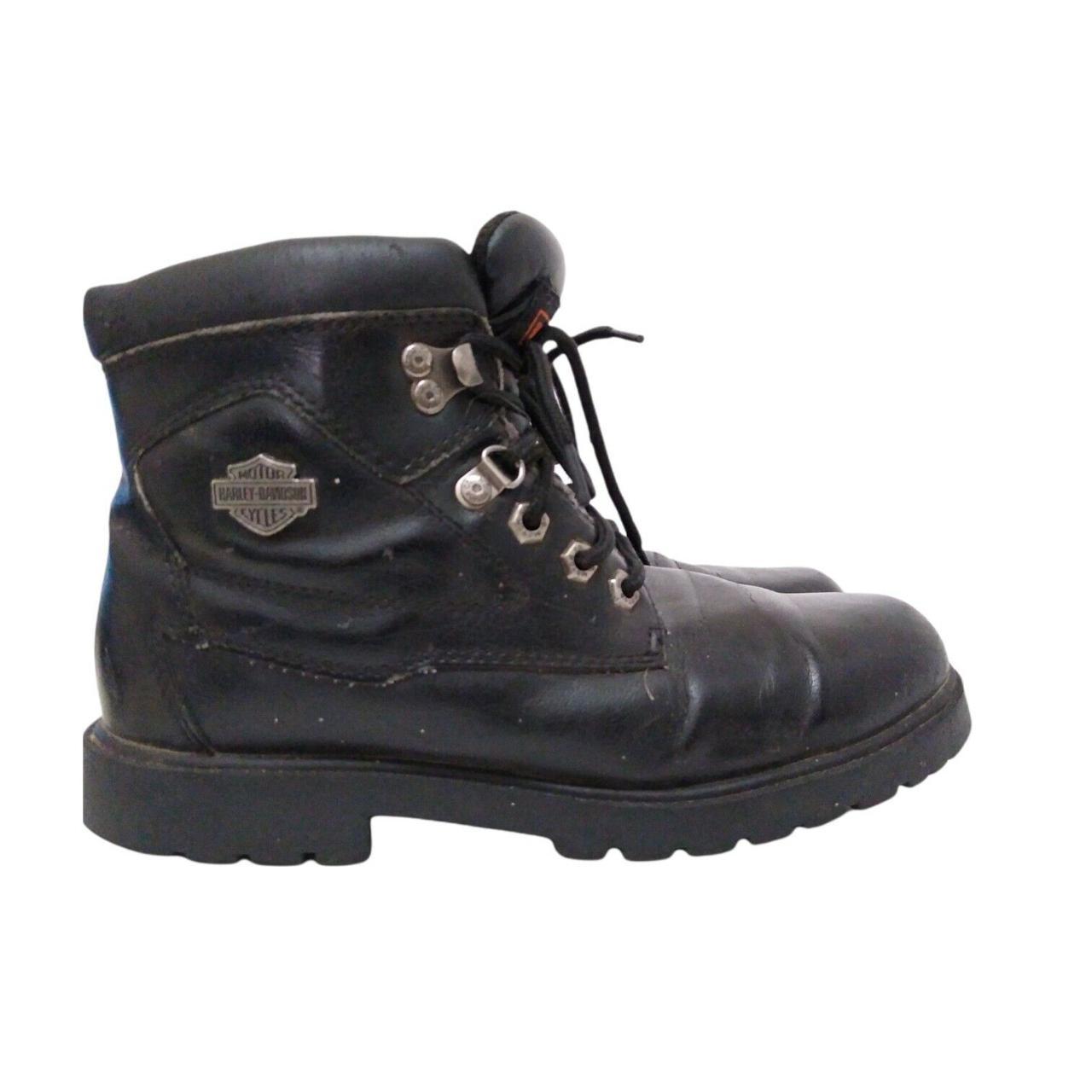 Harley Davidson Womens Black Faux Vegan Leather... Depop