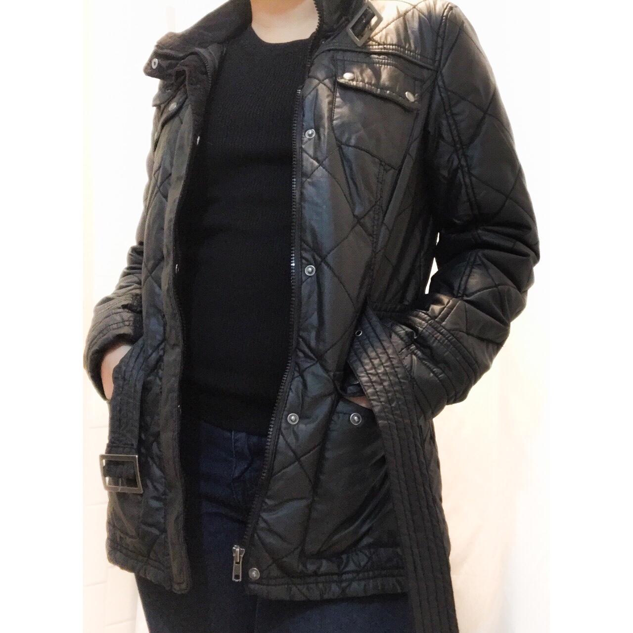 🔥Black Esprit puffer jacket🔥 Flawless, and super warm. Depop