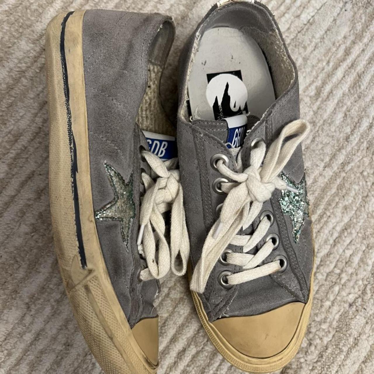 golden goose deluxe brand venezia vstar2 Grey Depop