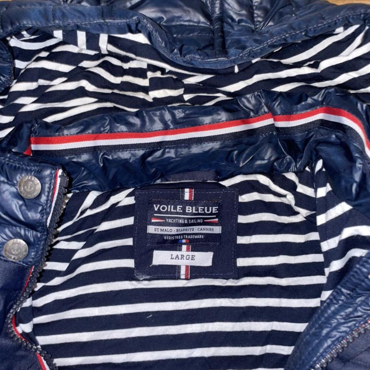 Hood Voile Bleue Jacke Voile Bleue Arthur Navy Jacket Large Brand