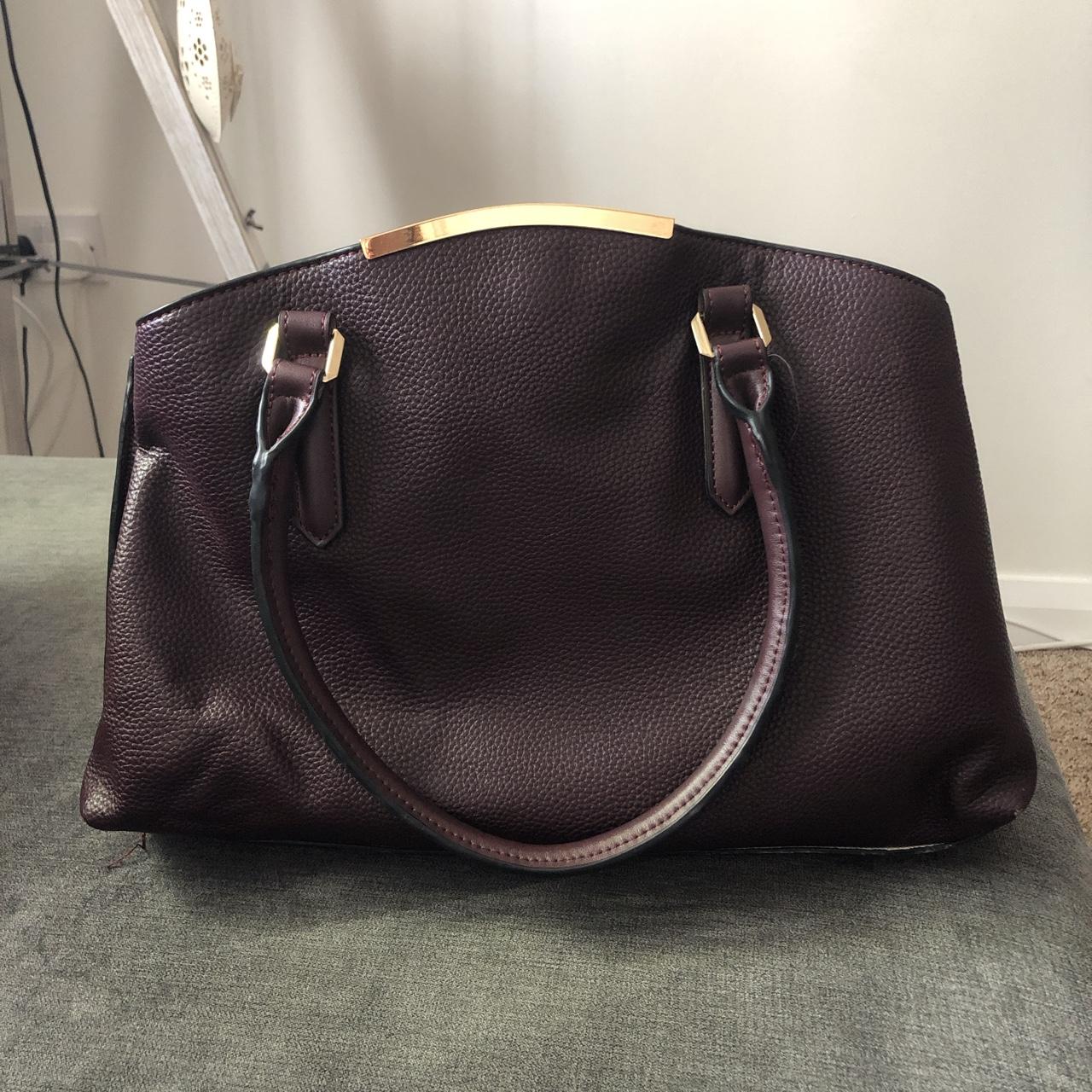 Clarks black leather sales handbag