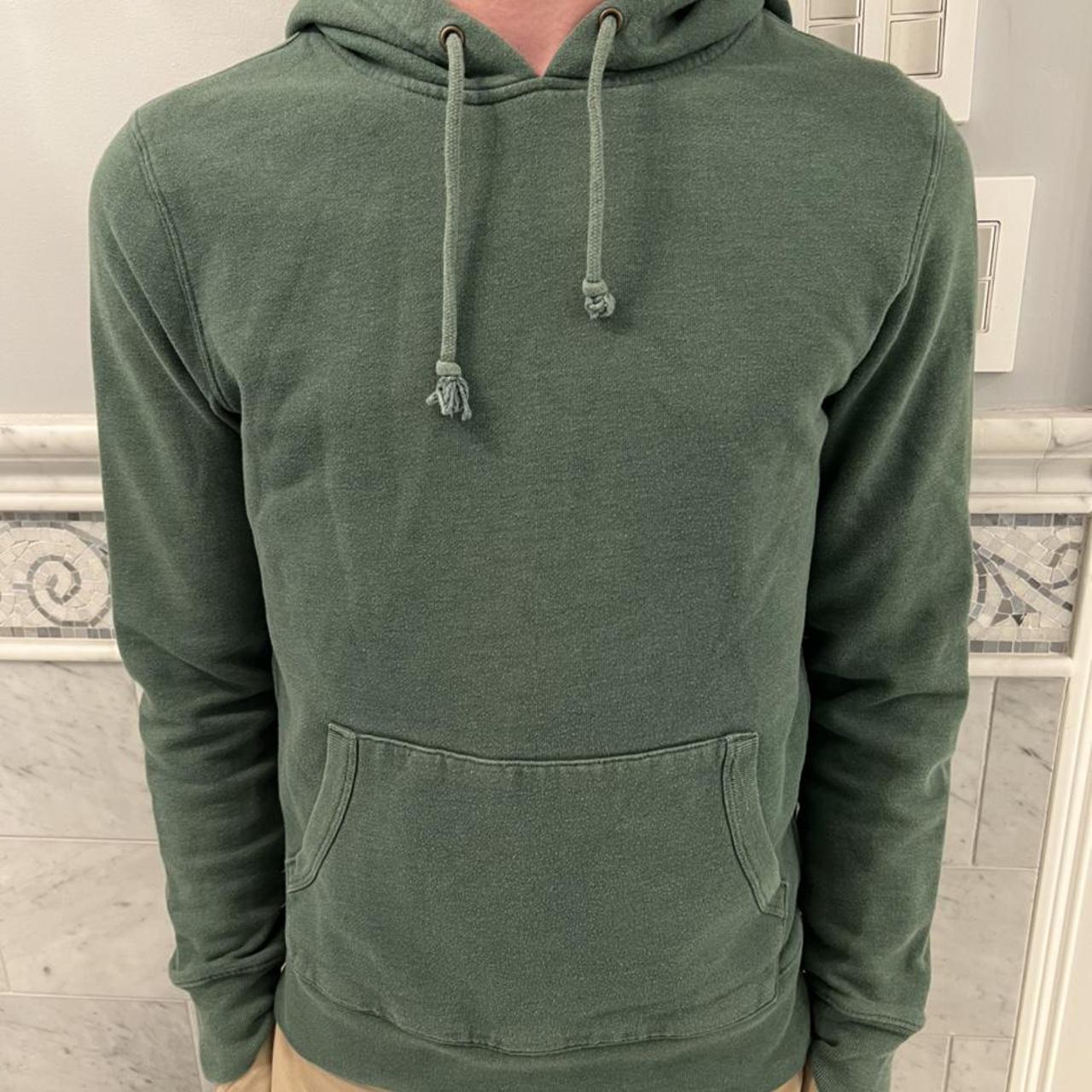 J. Crew green sweatshirt Size small but fits Depop