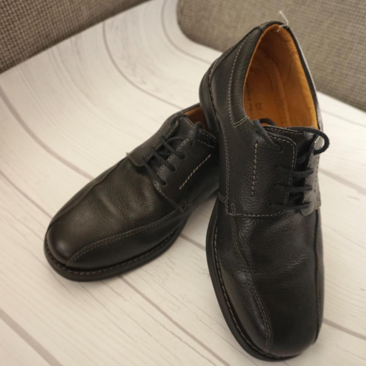 Sandro Moscoloni Dress Men Shoes, Black Leather Size... - Depop