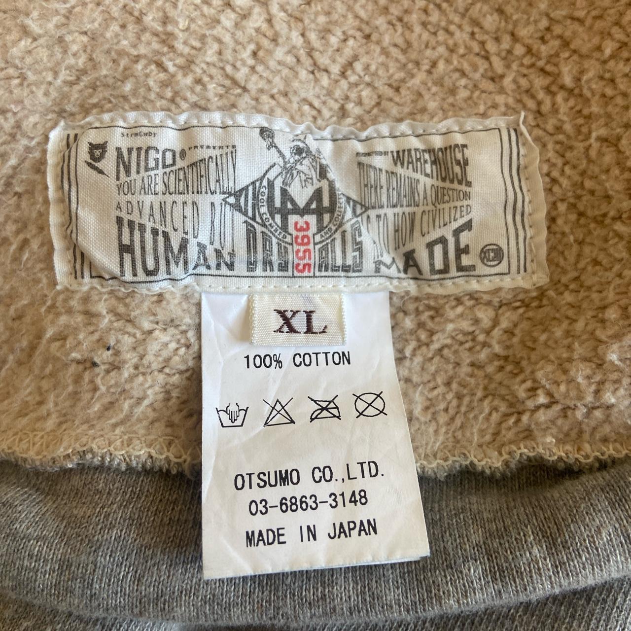 Human Made Half Zip Hoodie Size Xl Great Depop