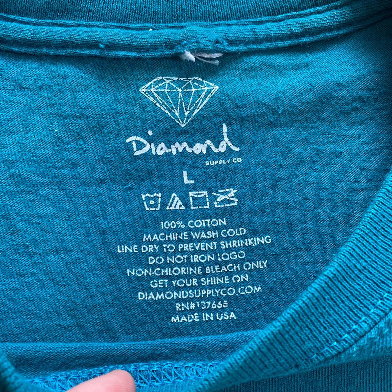 diamond supply co logo blue