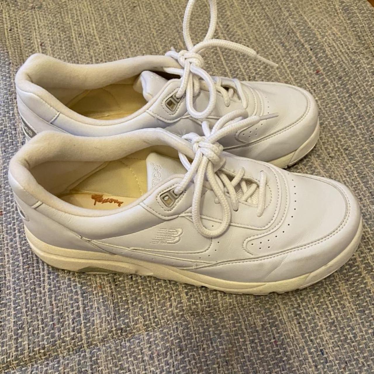 White New Balance 810 Walking Shoes #sneakers... - Depop