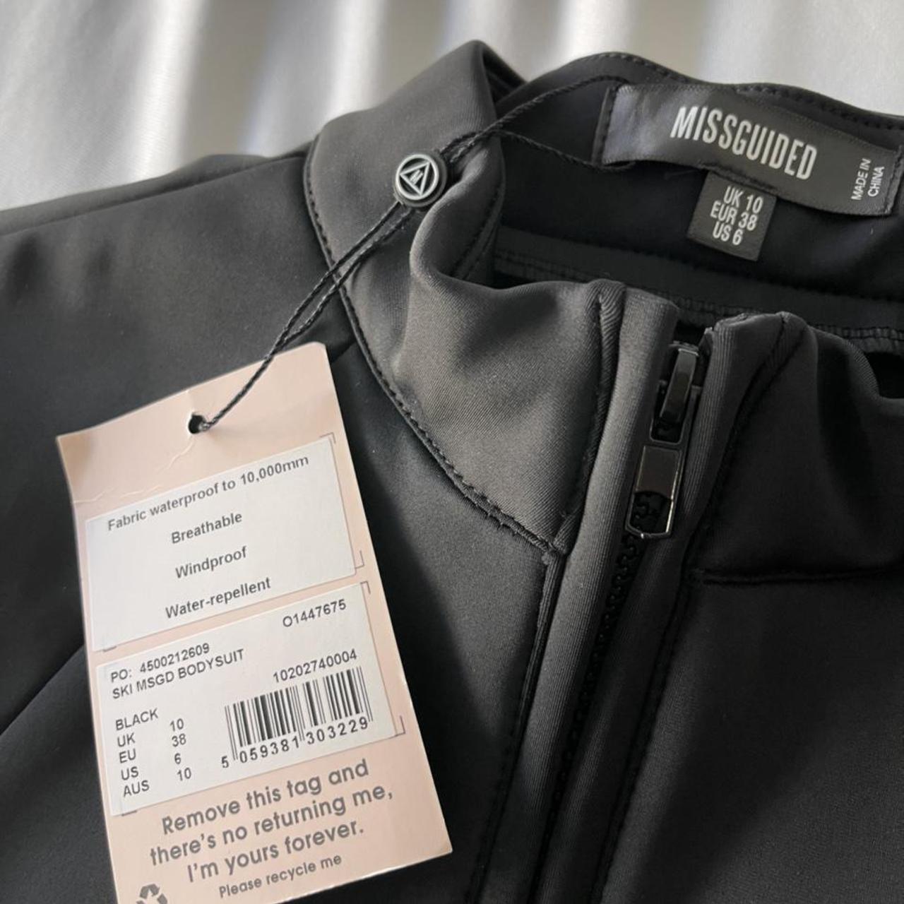 Missguided Ski MSGD branded bodysuit in black