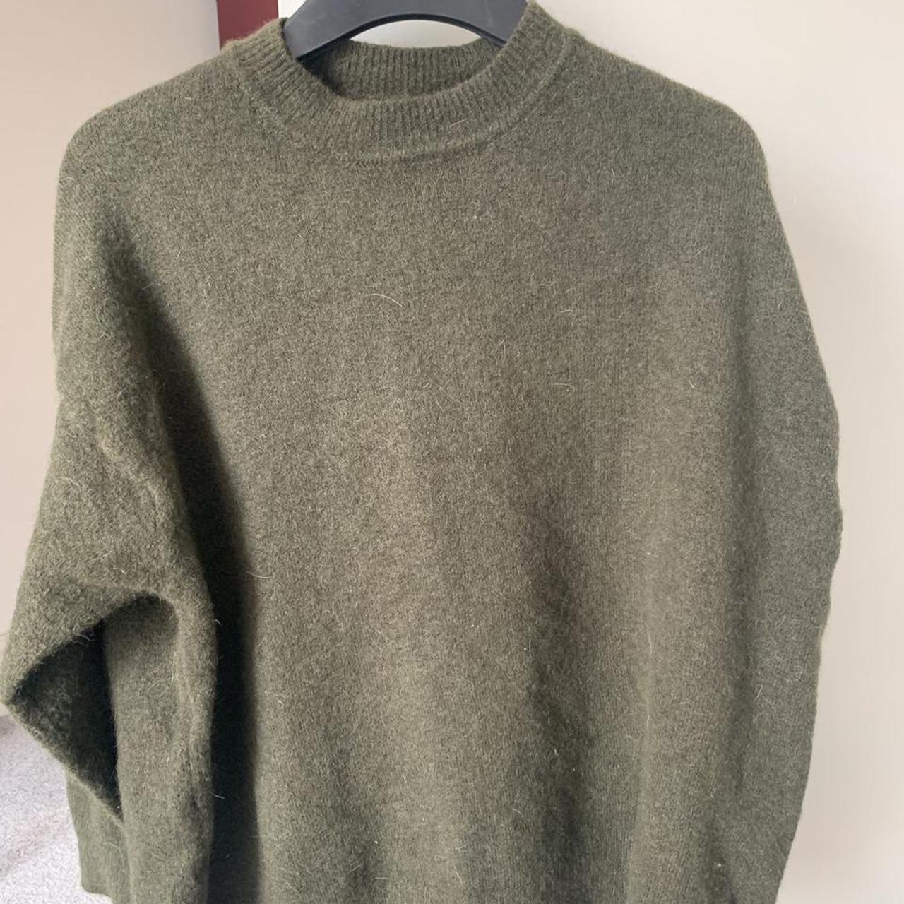 zara khaki jumper