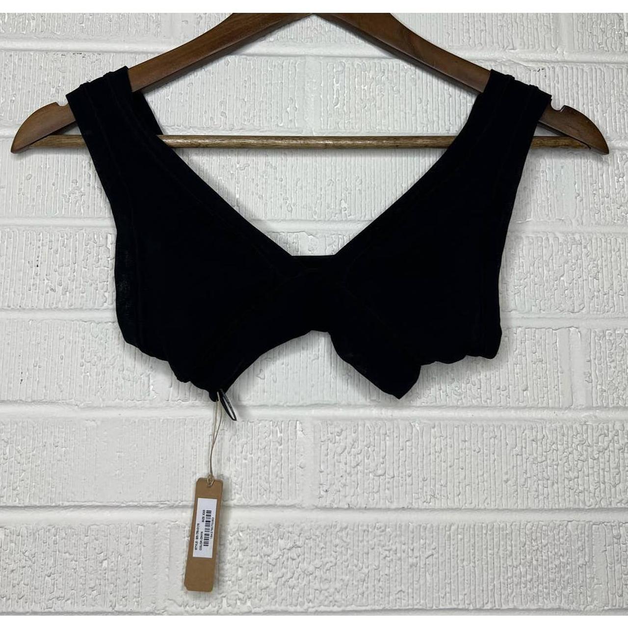 SKIMS mesh bra size: xxs color: black NWT new with - Depop