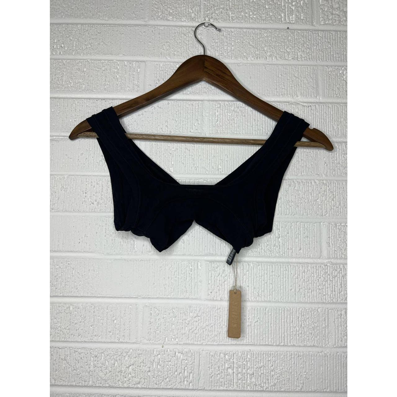 SKIMS mesh bra , size: xxs, color: black, NWT, new with