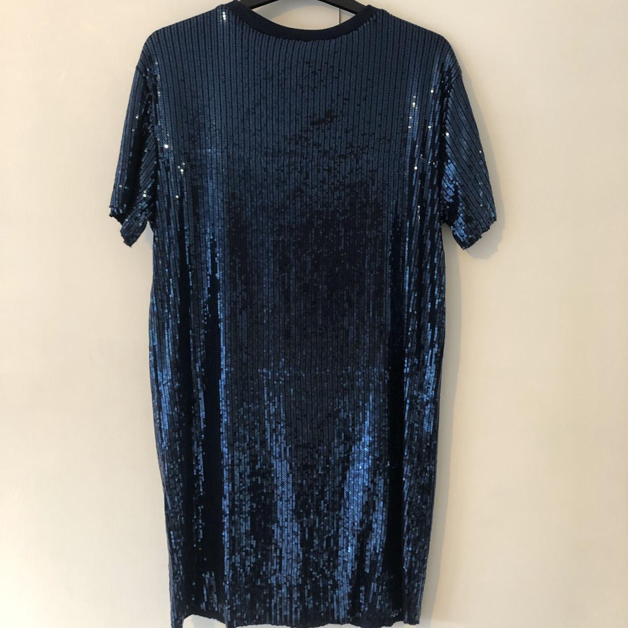 Zara sequin 2024 t shirt dress