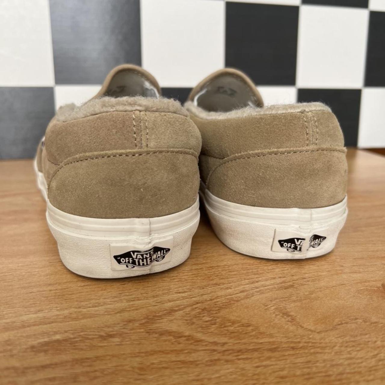 vans slip on suede fleece