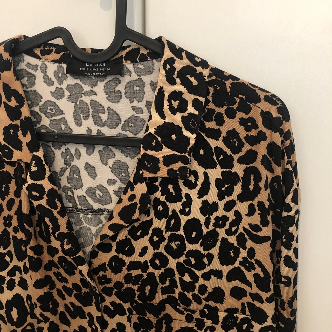 Bershka leopard outlet print jumper