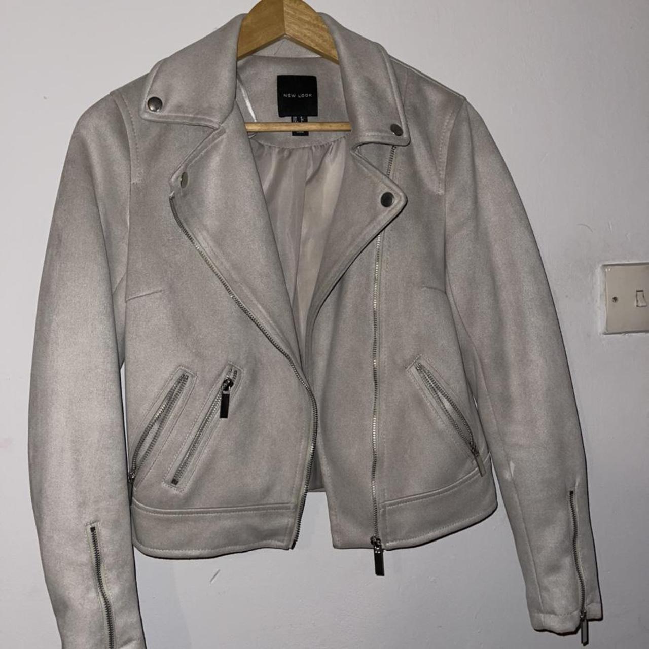 New Look Suede Jacket Size 8 Hardly worn.... - Depop