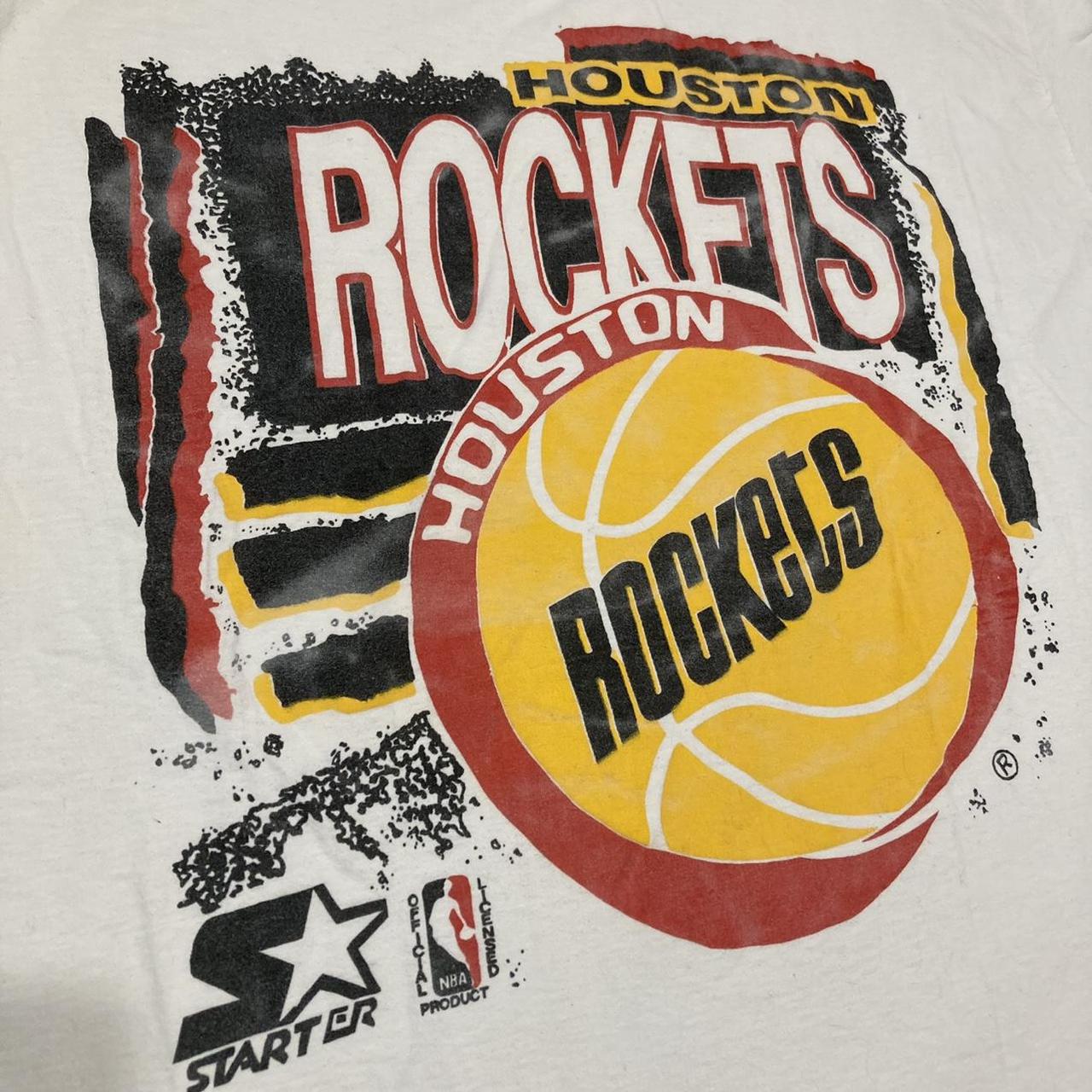 Early 90s vintage Houston Rockets starters graphic... Depop