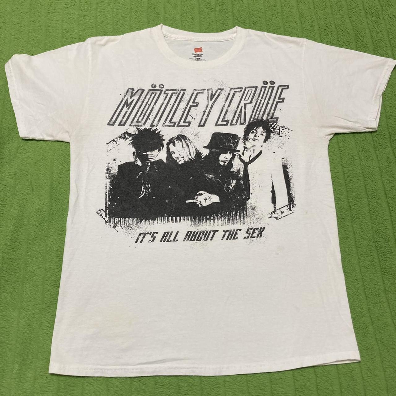 2000s Motley Crue It's All About The Sex Tour Band - Depop