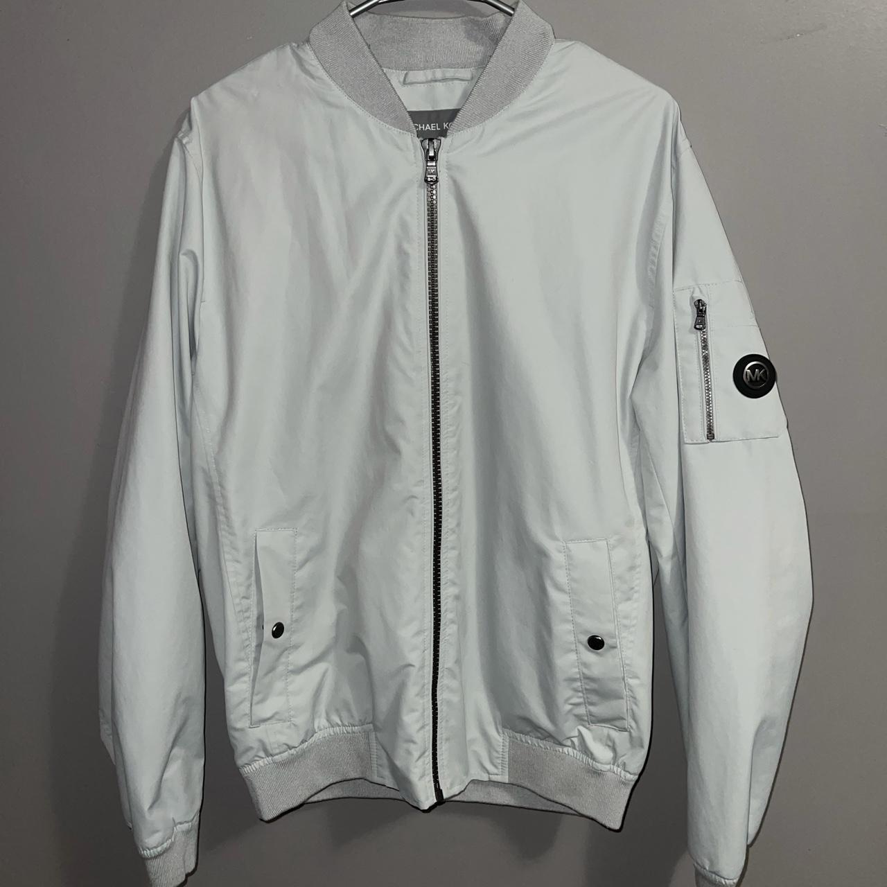 Michael kors white on sale windbreaker